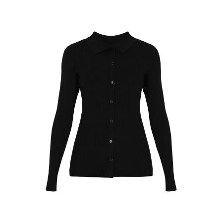 IDONY IDONY Gebreid vest zwart