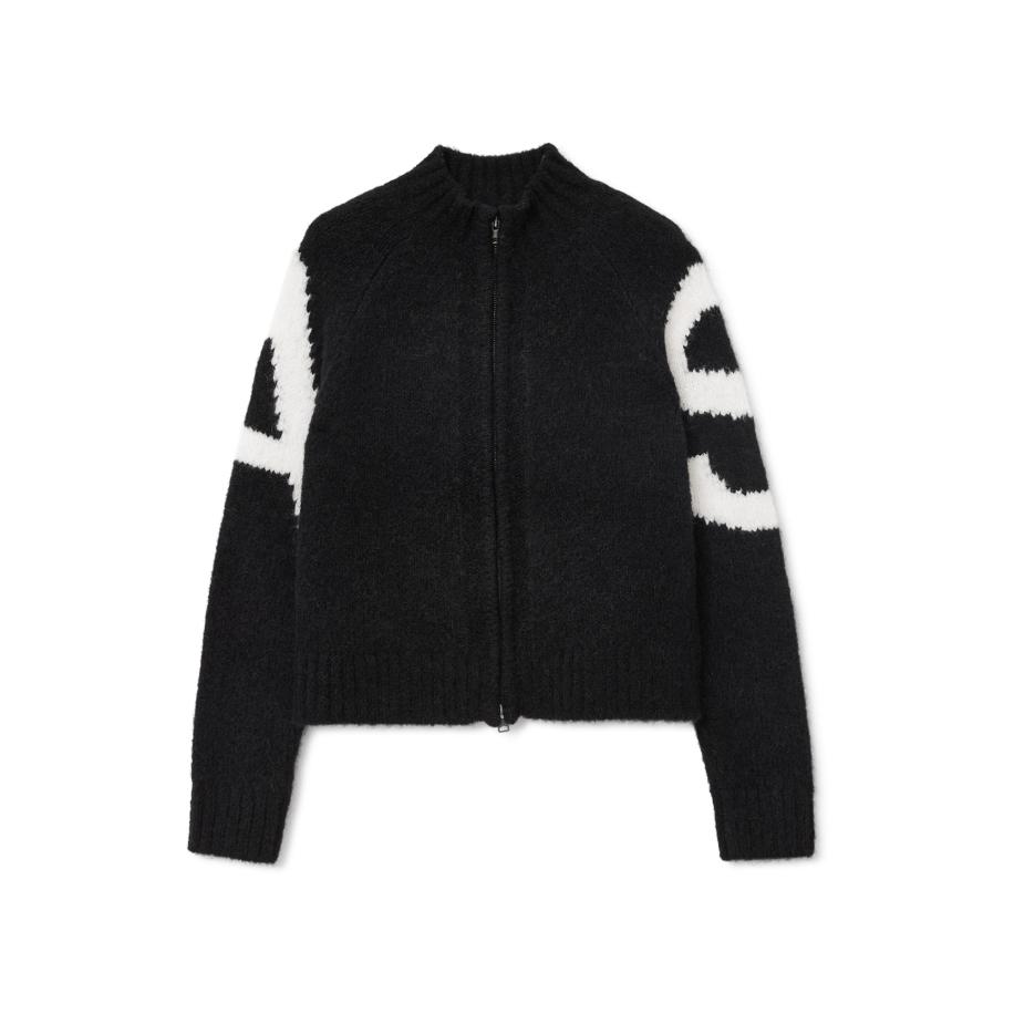 AllSaints AllSaints Gebreid vest SYLVIE zwart / wit -