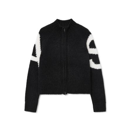 AllSaints AllSaints Gebreid vest SYLVIE zwart / wit