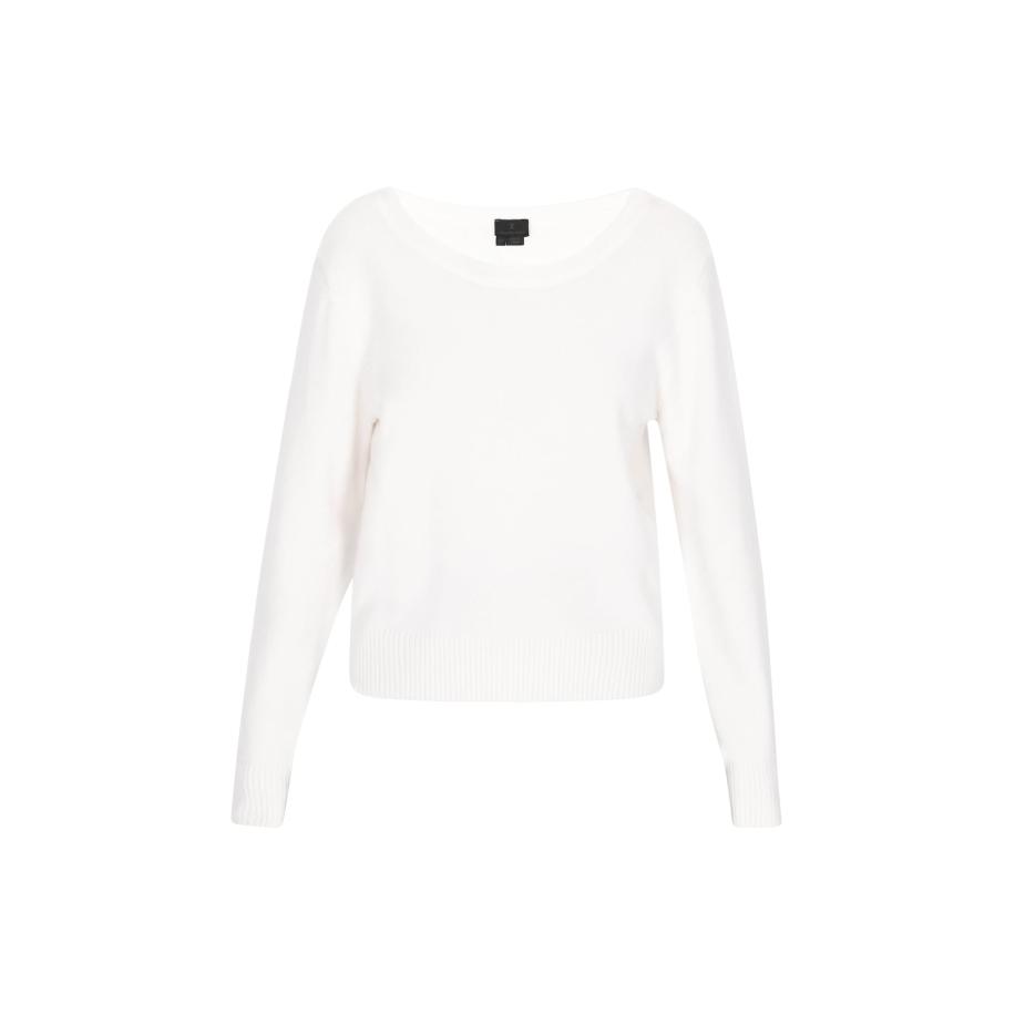 DreiMaster DreiMaster Klassik Gebreid vest offwhite -