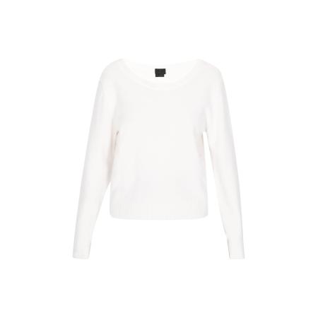 DreiMaster DreiMaster Klassik Gebreid vest offwhite