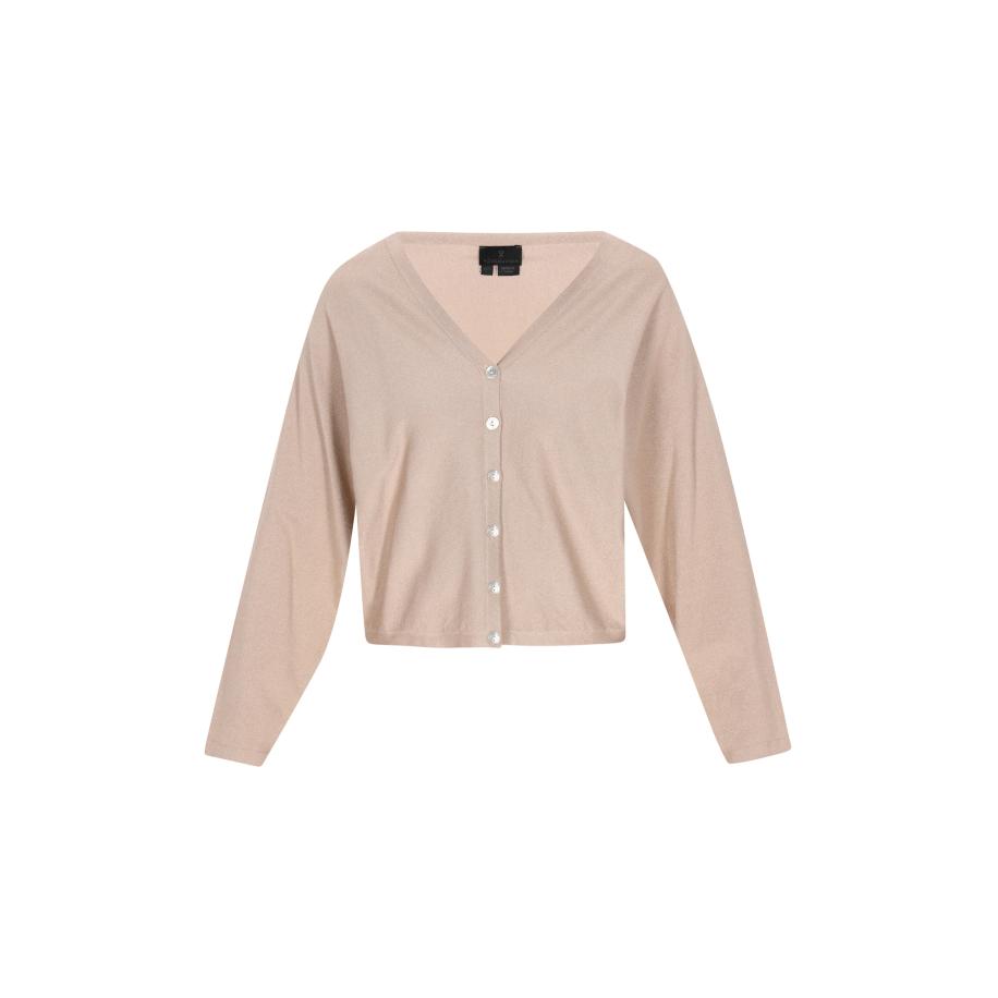 DreiMaster DreiMaster Klassik Gebreid vest beige -