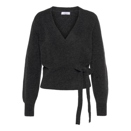 Lascana LASCANA Gebreid vest antraciet