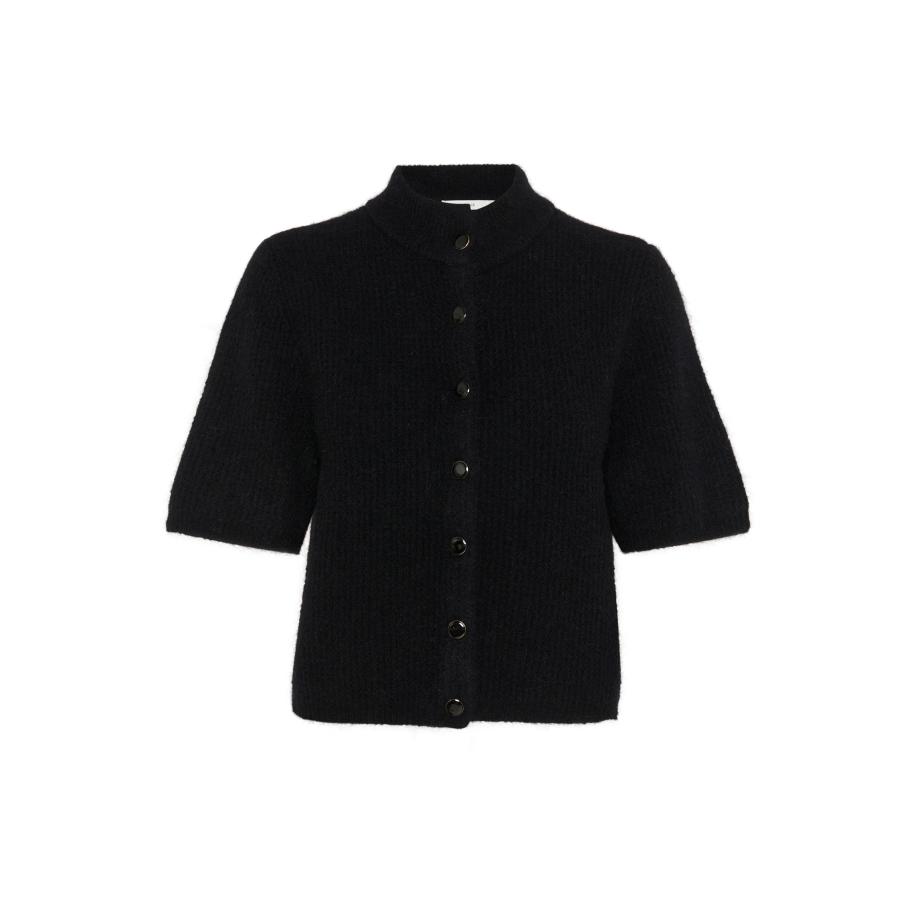 Gestuz Gestuz Gebreid vest AlphaGZ zwart -