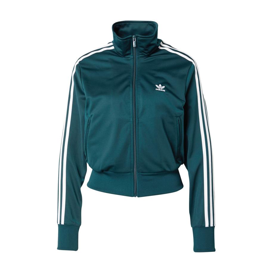ADIDAS ORIGINALS Sweatvest Adicolor Classics Firebird petrol / wit Groen