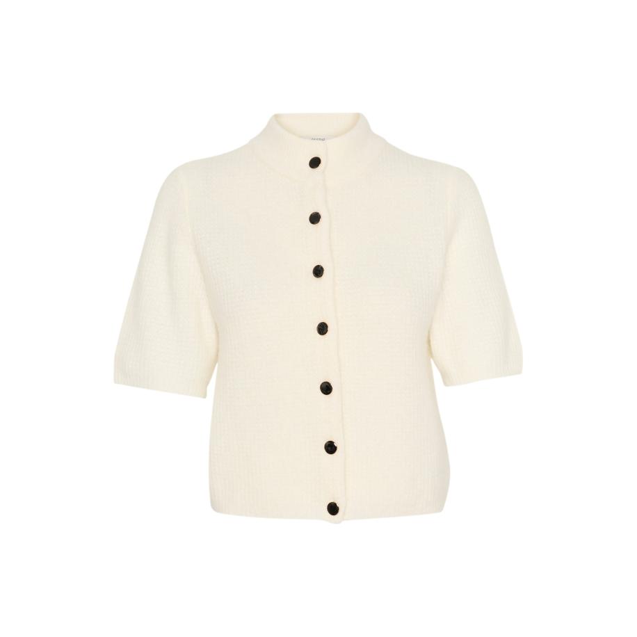 Gestuz Gestuz Gebreid vest AlphaGZ crème -