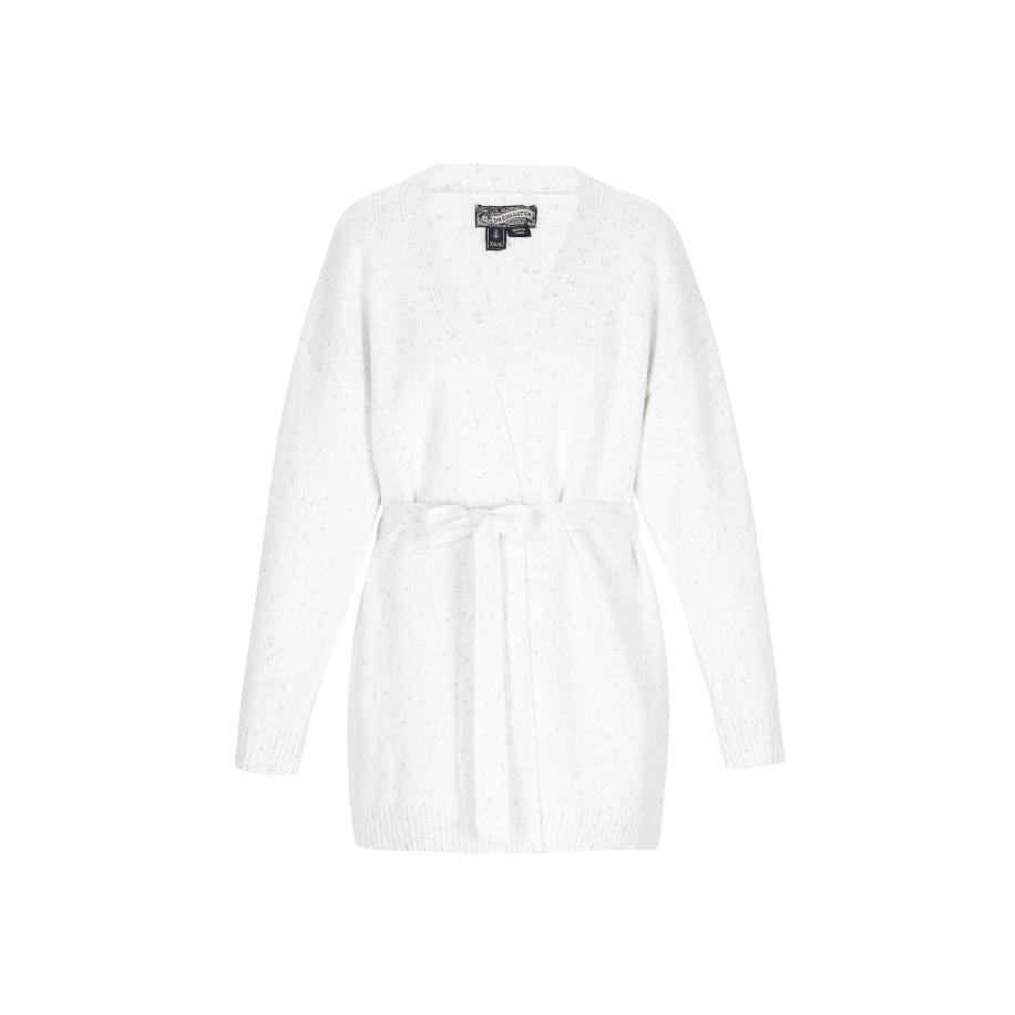 DreiMaster DreiMaster Vintage Gebreid vest offwhite -