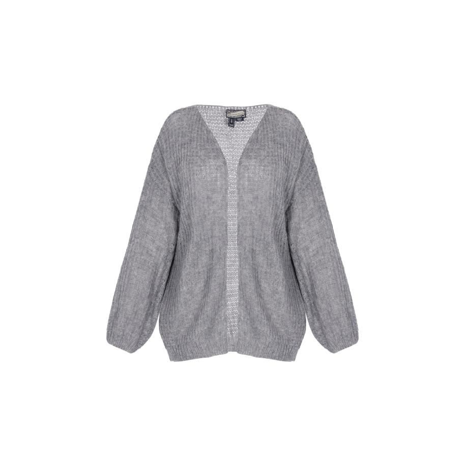 DreiMaster DreiMaster Vintage Gebreid vest grijs -