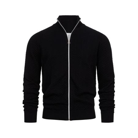 Kronstadt Kronstadt Gebreid vest Carlo zwart