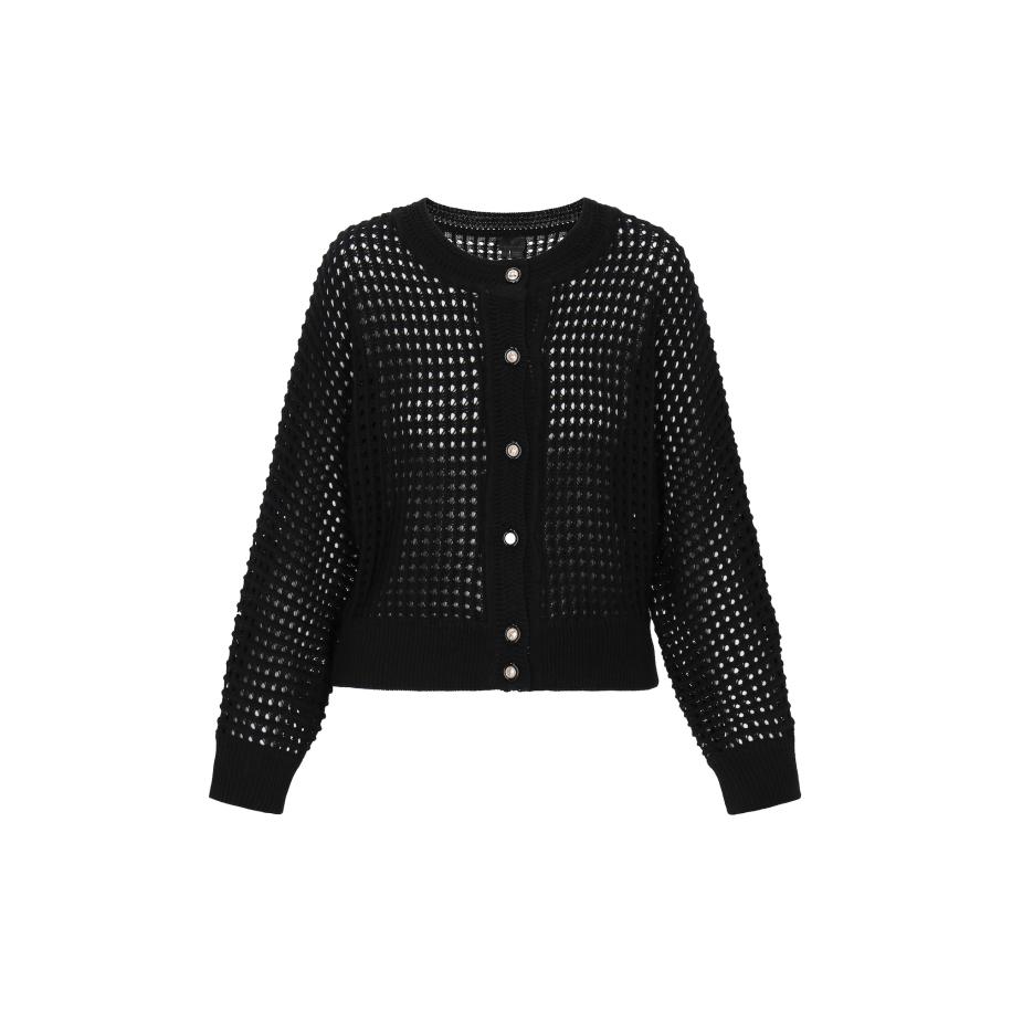 DreiMaster DreiMaster Klassik Gebreid vest zwart -