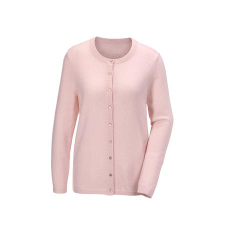 Goldner Goldner Gebreid vest poederroze