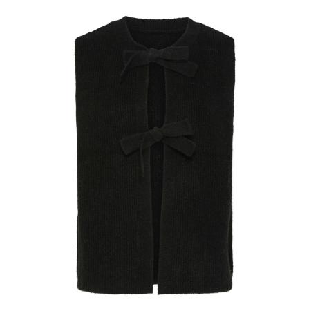 Pieces PIECES Gebreide bodywarmer PCSilly zwart