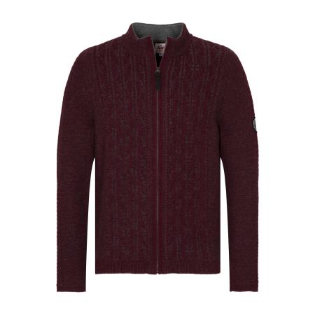 Spieth & Wensky SPIETH & WENSKY Gebreid vest bordeaux