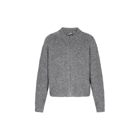 DreiMaster DreiMaster Vintage Gebreid vest grijs gemêleerd