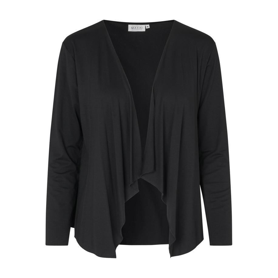 Masai Masai Gebreid vest zwart -