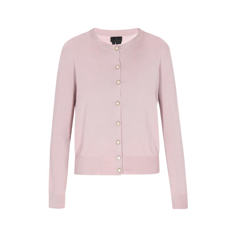 DreiMaster DreiMaster Klassik Gebreid vest Classic Look rosé -