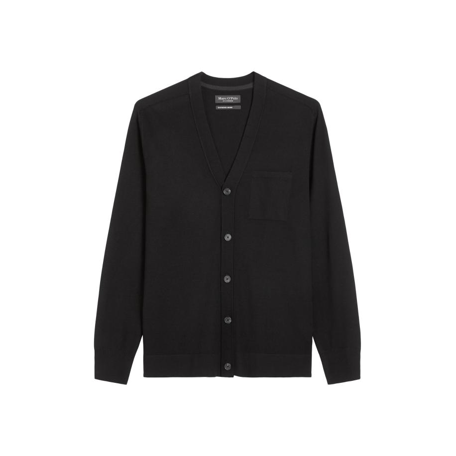 Marc O'Polo Marc OPolo Gebreid vest zwart -