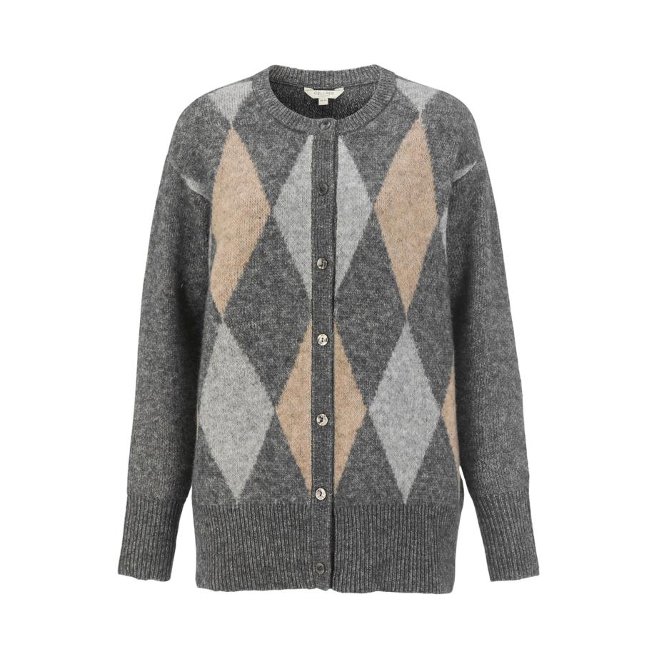 Cellbes of Sweden Cellbes of Sweden Gebreid vest camel / grijs / donkergrijs -