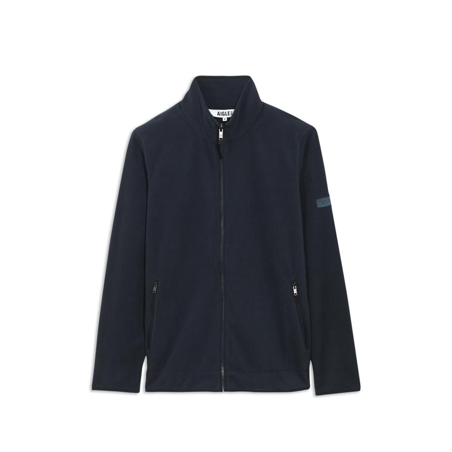 AIGLE Fleece jas navy Blauw