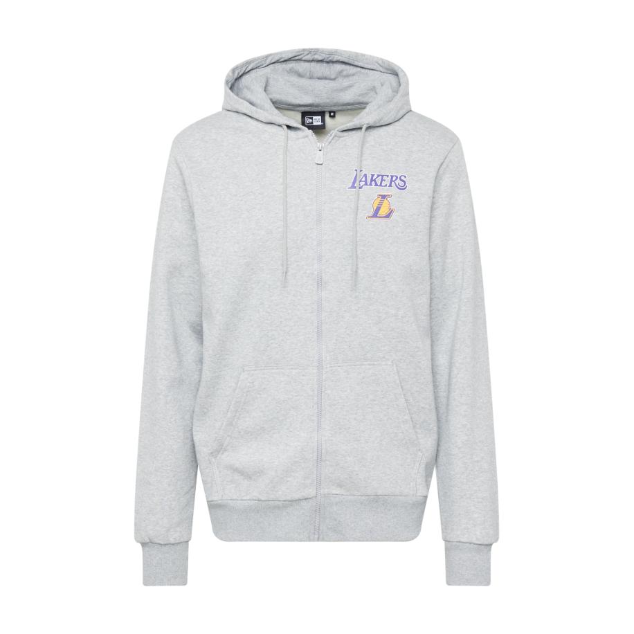 NEW ERA Sweatvest LOSLAK grijs / braam / lichtoranje / wit Grijs