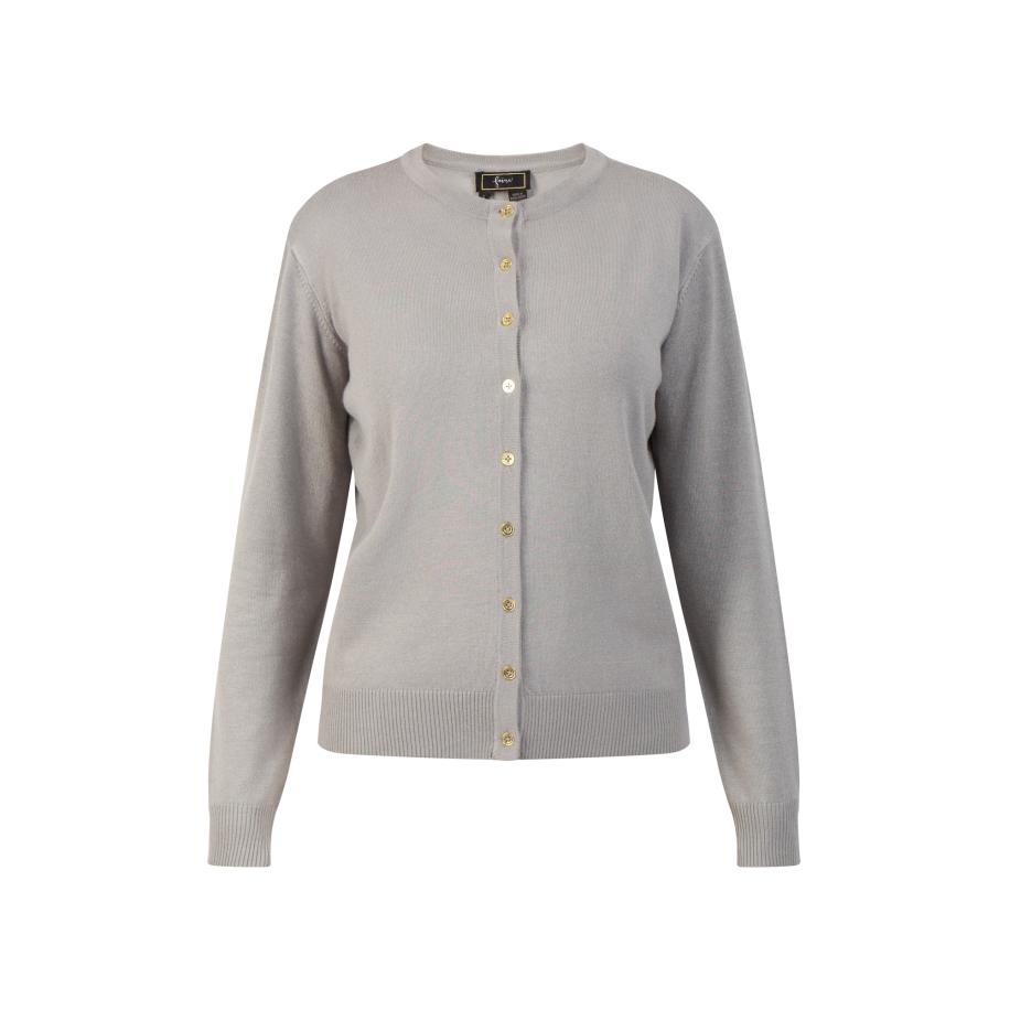 Faina faina Gebreid vest grijs -