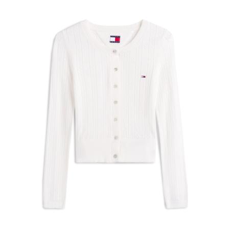 Tommy Jeans Tommy Jeans Gebreid vest navy / rood / wit