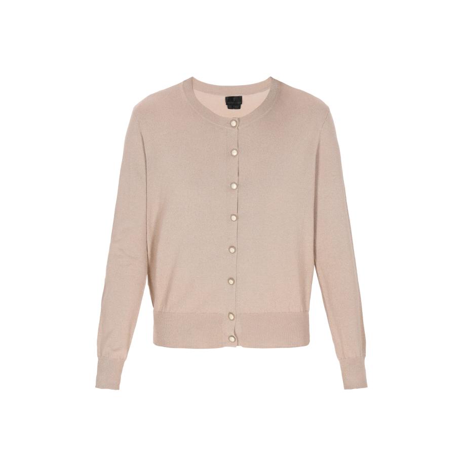 DreiMaster DreiMaster Klassik Gebreid vest Classic Look beige -