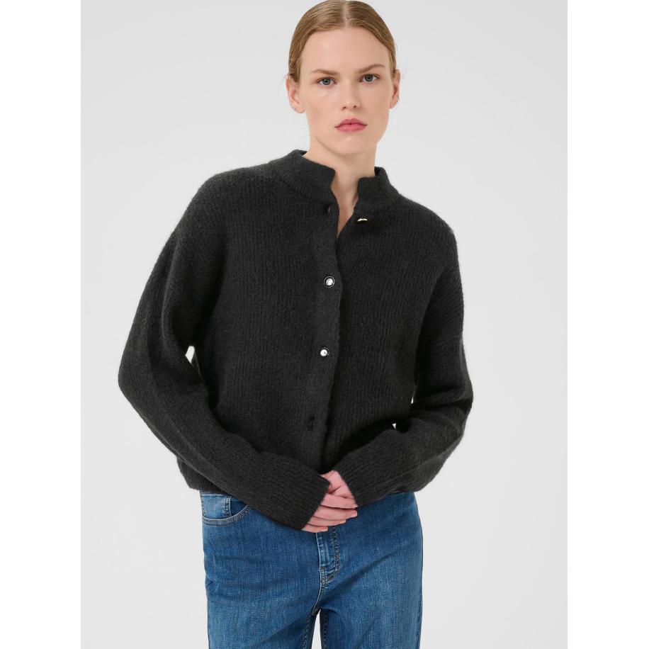 Gestuz Gestuz Gebreid vest AlphaGZ zwart -