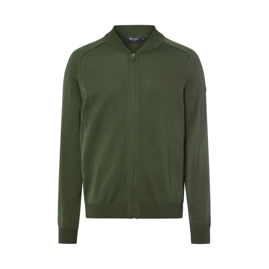 MAERZ Muenchen Gebreid vest donkergroen Groen