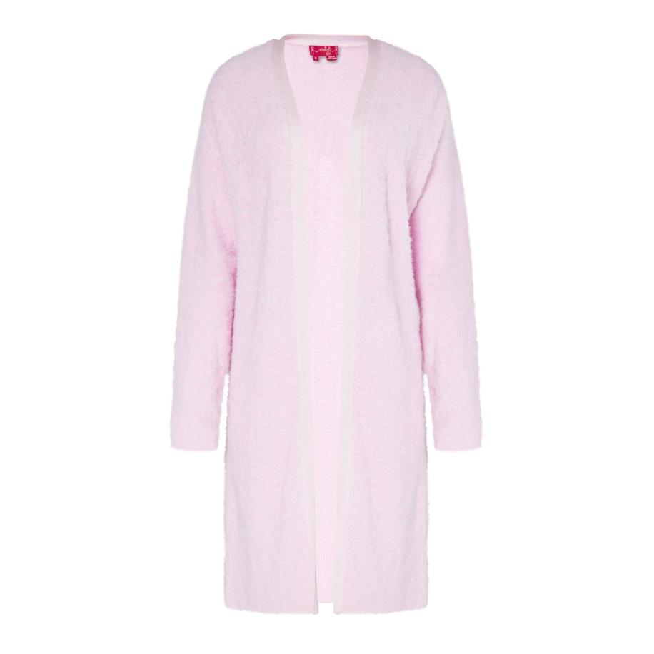 Swirly swirly Gebreid vest pink -