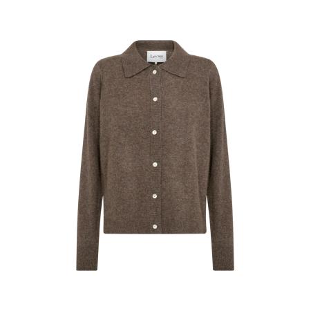 Levete Room Levete Room Gebreid vest Eloise bruin