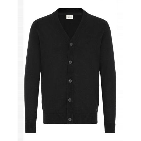 Solid !Solid Gebreid vest Akalma zwart