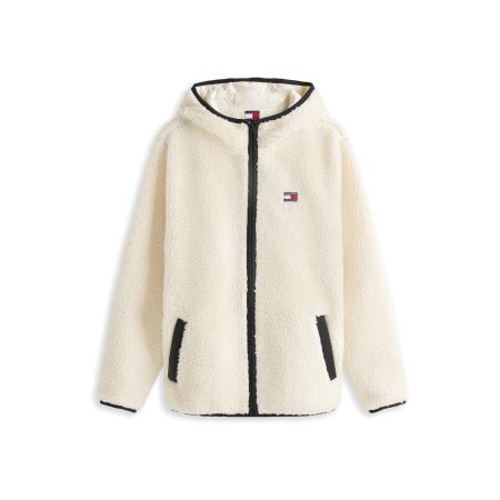 Tommy Jeans Tommy Jeans Fleece jas beige