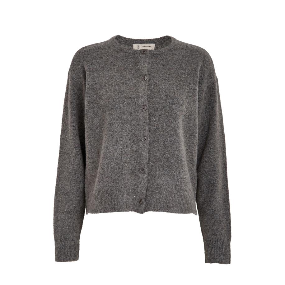 Peppercorn Peppercorn Gebreid vest Kate bruin -