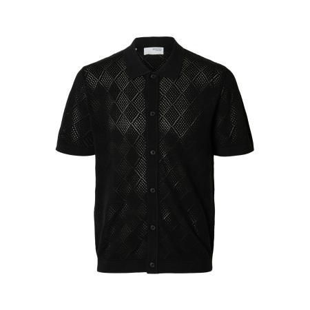 Selected SELECTED Gebreid vest SLHARCO zwart