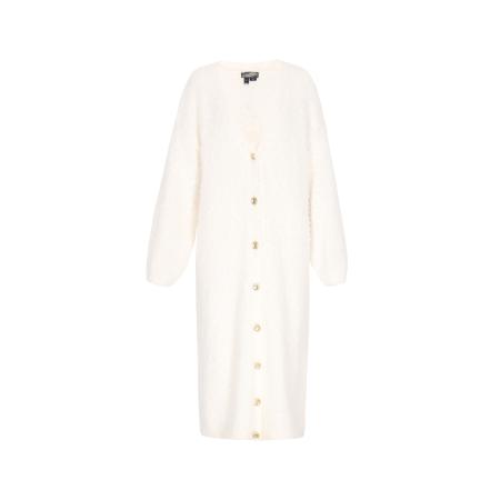 DreiMaster DreiMaster Vintage Gebreid vest wit