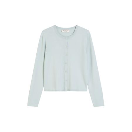 Marc O'Polo Marc OPolo Gebreid vest lichtblauw