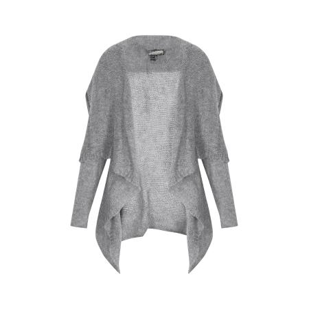 DreiMaster DreiMaster Vintage Gebreid vest grijs