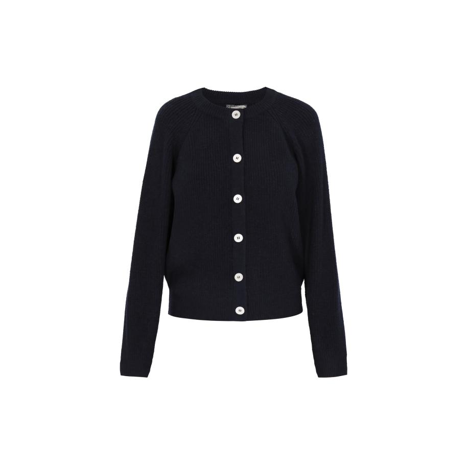 DreiMaster DreiMaster Vintage Gebreid vest navy -