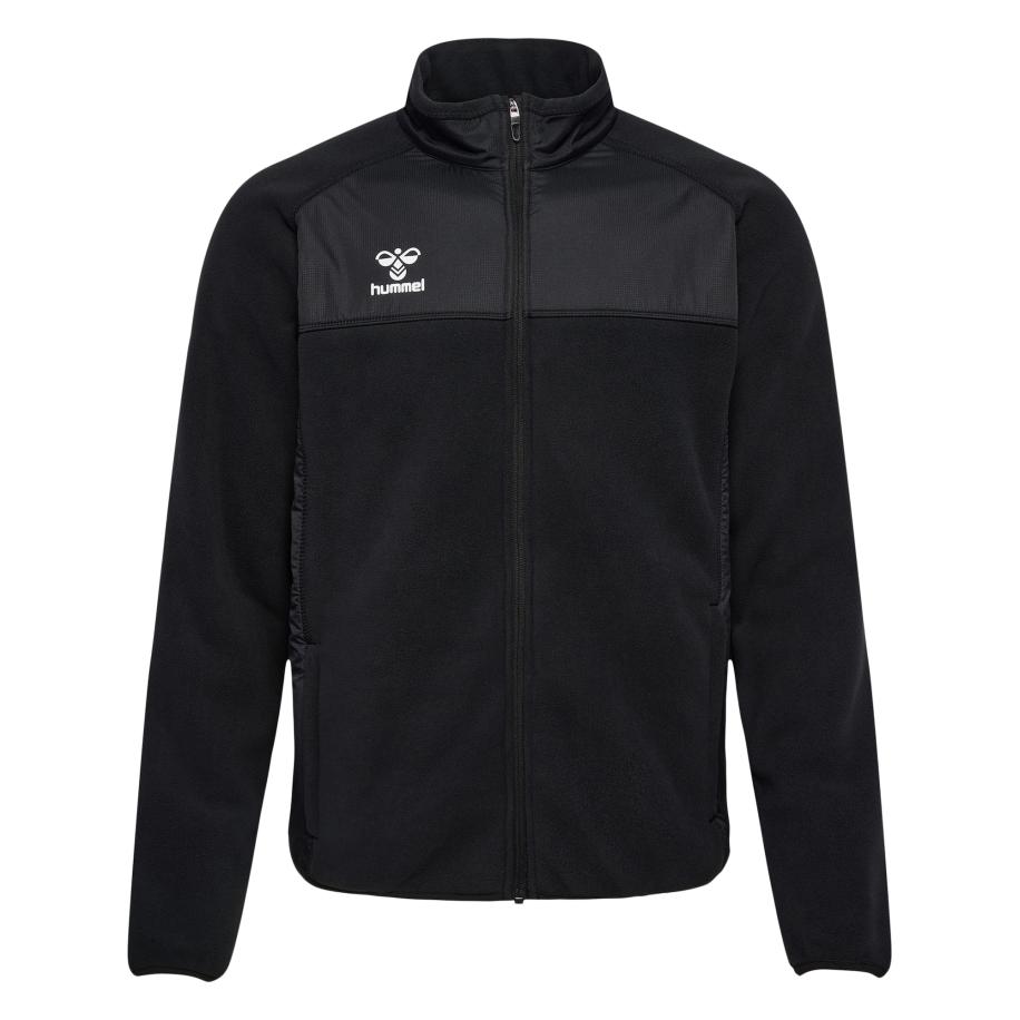 Hummel Hummel Fleece jas zwart / wit -