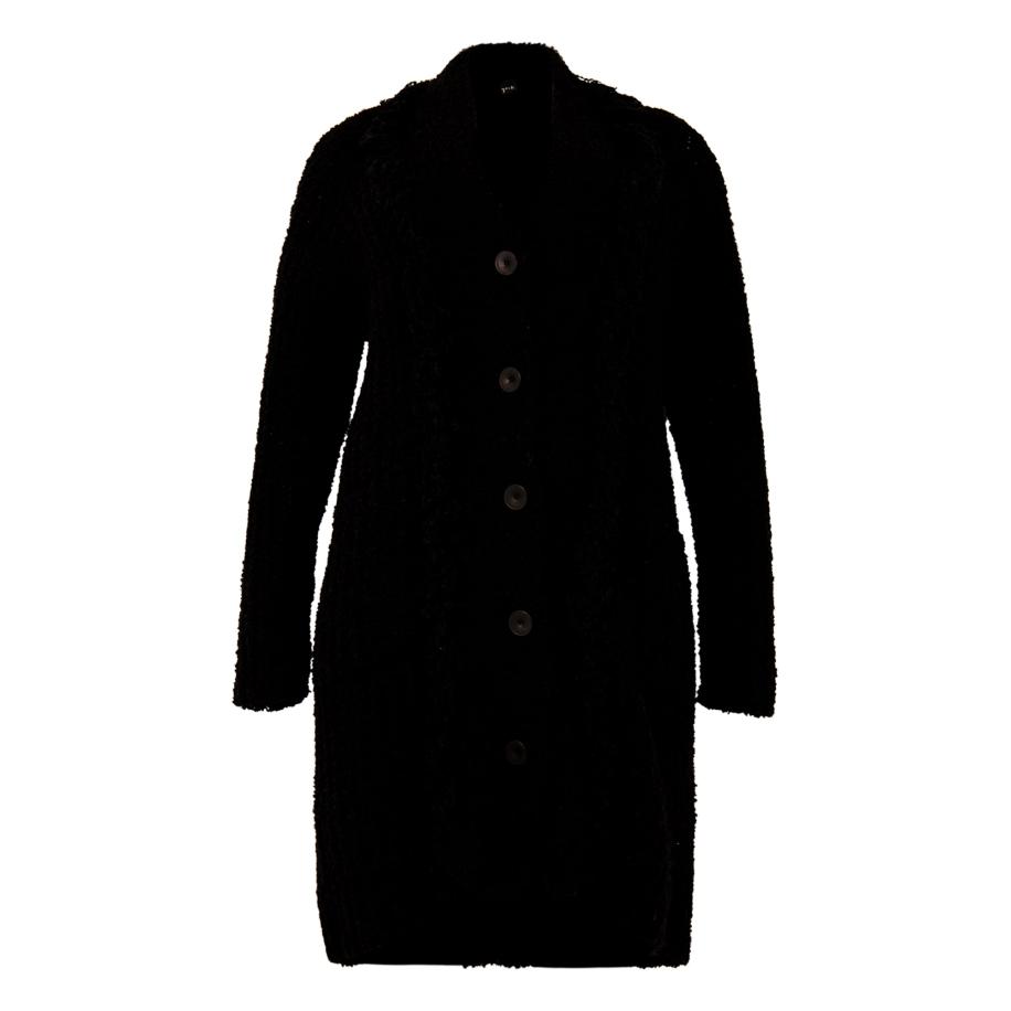 Yoek YOEK Gebreid vest chocoladebruin -