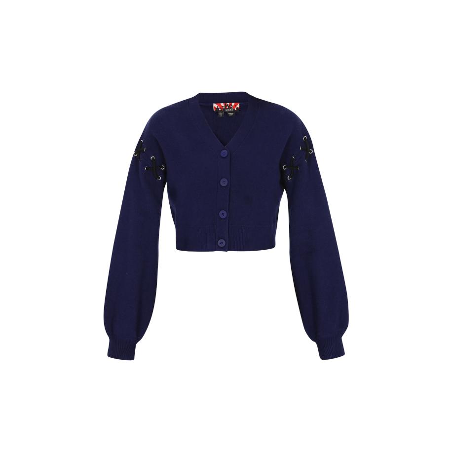 MYMO myMo ROCKS Gebreid vest navy -