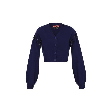 MYMO myMo ROCKS Gebreid vest navy