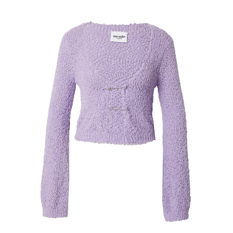 noar studios noar studios Gebreid vest lavendel -
