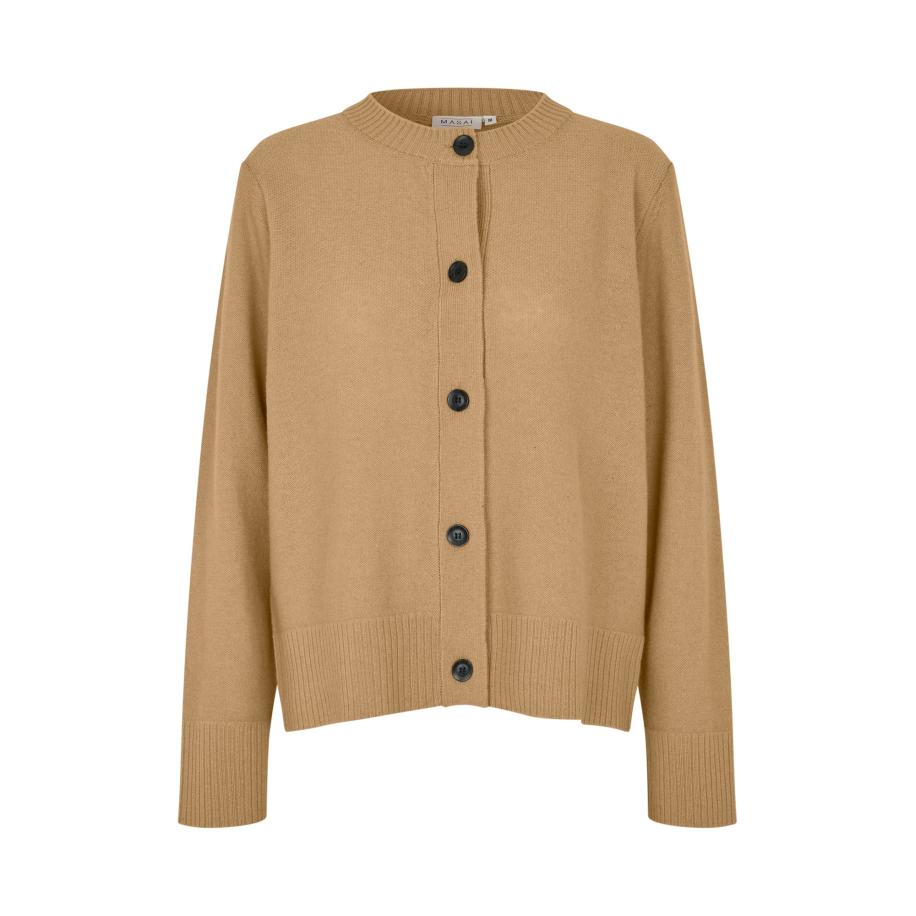 Masai Masai Gebreid vest Lannea lichtoranje -