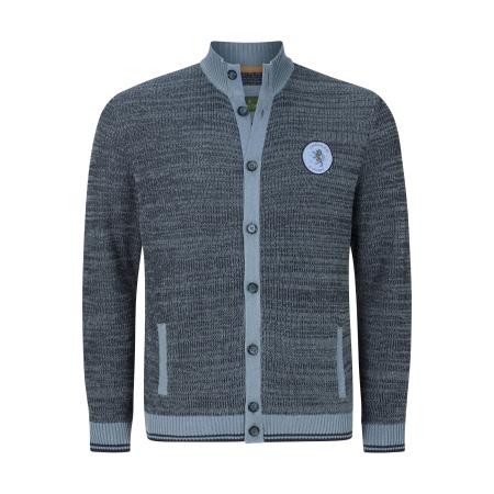 Charles Colby Vest blauw, Motief