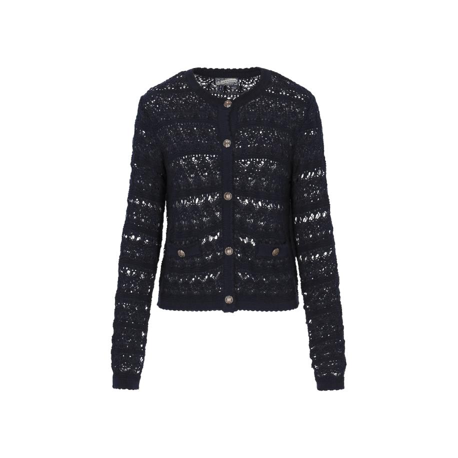 DreiMaster DreiMaster Vintage Gebreid vest Vintage donkerblauw -