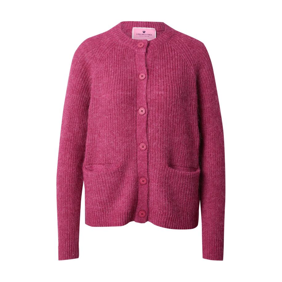 LIEBLINGSSTÜCK LIEBLINGSSTÜCK Gebreid vest Amaya fuchsia -