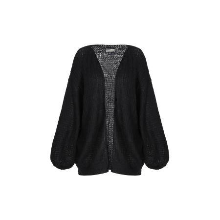 DreiMaster DreiMaster Vintage Gebreid vest zwart