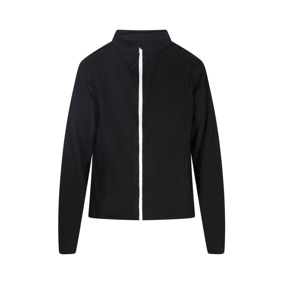 ALEKO ALEKO Sweatvest zwart / wit -